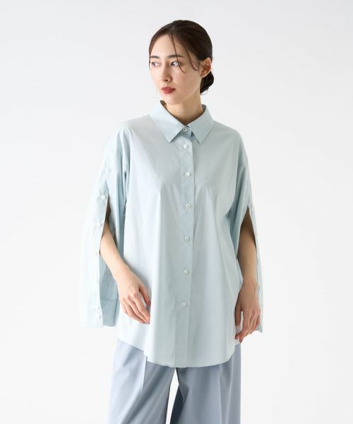 LANVIN COLLECTION / ランバン コレクション シャツ・ブラウス | スリットスリーブシャツブラウス | 詳細12