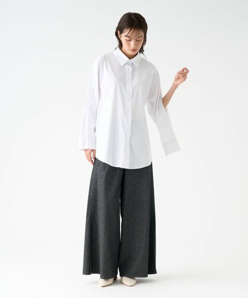 LANVIN COLLECTION / ランバン コレクション シャツ・ブラウス | スリットスリーブシャツブラウス | 詳細6