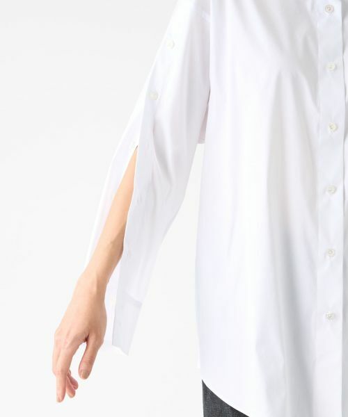 LANVIN COLLECTION / ランバン コレクション シャツ・ブラウス | スリットスリーブシャツブラウス | 詳細7