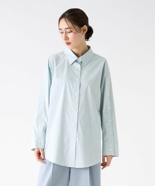 LANVIN COLLECTION / ランバン コレクション シャツ・ブラウス | スリットスリーブシャツブラウス | 詳細8