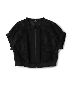 LANVIN COLLECTION / ランバン コレクション シャツ・ブラウス | エンブロイダリージップアップブラウス