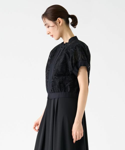 LANVIN COLLECTION / ランバン コレクション シャツ・ブラウス | エンブロイダリージップアップブラウス | 詳細16