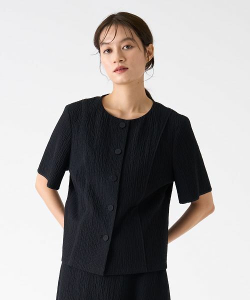 LANVIN COLLECTION / ランバン コレクション シャツ・ブラウス | サッカーストレッチブラウス | 詳細1