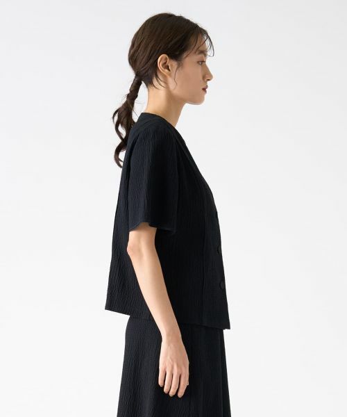 LANVIN COLLECTION / ランバン コレクション シャツ・ブラウス | サッカーストレッチブラウス | 詳細4