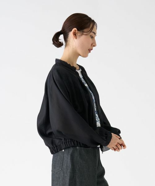 LANVIN COLLECTION / ランバン コレクション シャツ・ブラウス | オーガンジージップアップブラウス | 詳細11