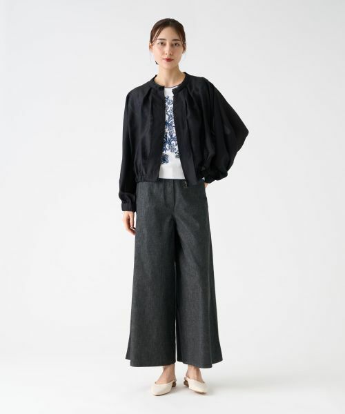 LANVIN COLLECTION / ランバン コレクション シャツ・ブラウス | オーガンジージップアップブラウス | 詳細13