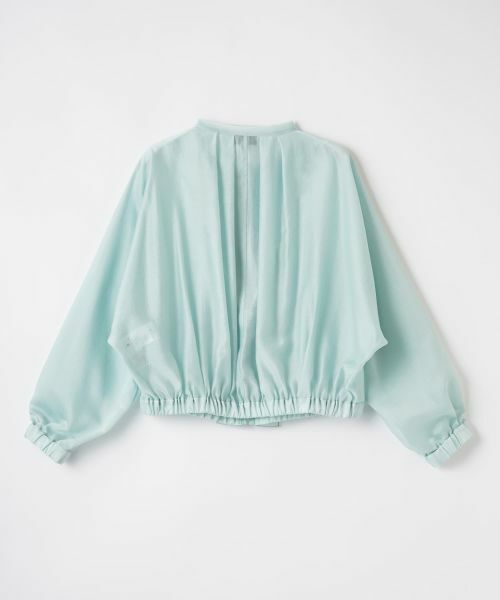 LANVIN COLLECTION / ランバン コレクション シャツ・ブラウス | オーガンジージップアップブラウス | 詳細14