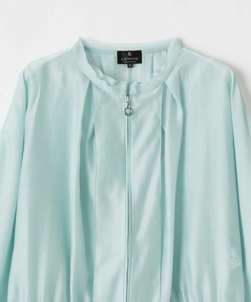 LANVIN COLLECTION / ランバン コレクション シャツ・ブラウス | オーガンジージップアップブラウス | 詳細15
