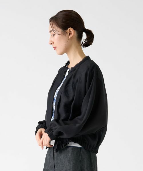 LANVIN COLLECTION / ランバン コレクション シャツ・ブラウス | オーガンジージップアップブラウス | 詳細9