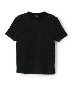 LANVIN COLLECTION / ランバン コレクション カットソー | ラッセルレースロゴカットソー