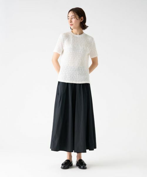 LANVIN COLLECTION / ランバン コレクション カットソー | ラッセルレースロゴカットソー | 詳細13