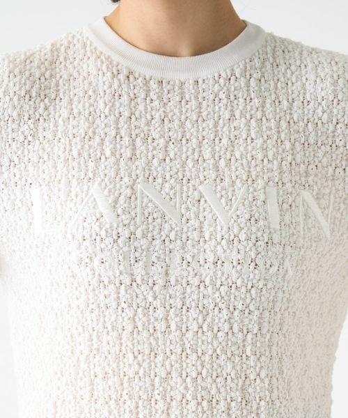 LANVIN COLLECTION / ランバン コレクション カットソー | ラッセルレースロゴカットソー | 詳細14