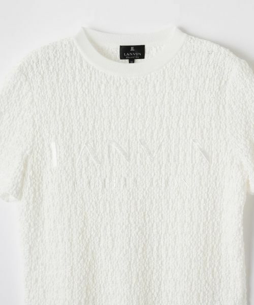 LANVIN COLLECTION / ランバン コレクション カットソー | ラッセルレースロゴカットソー | 詳細16