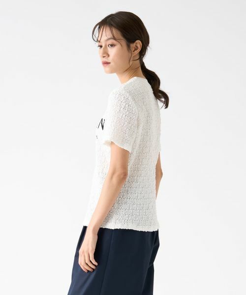 LANVIN COLLECTION / ランバン コレクション カットソー | ラッセルレースロゴカットソー | 詳細2