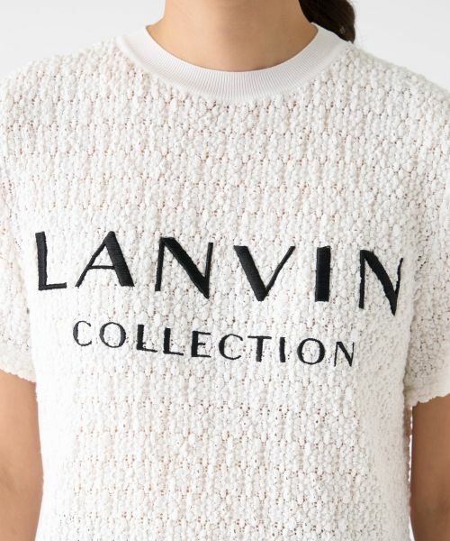 LANVIN COLLECTION / ランバン コレクション カットソー | ラッセルレースロゴカットソー | 詳細7