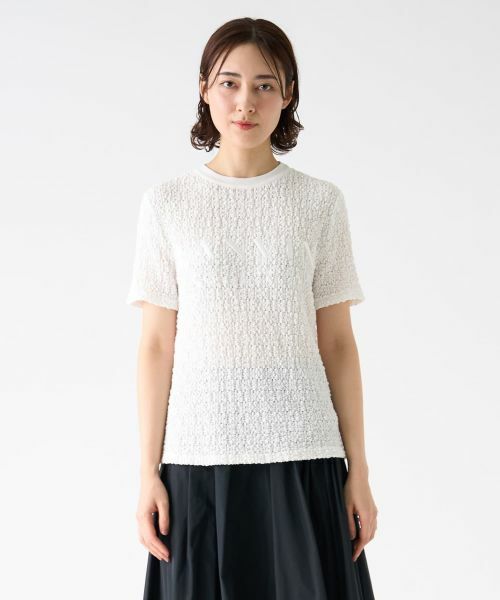 LANVIN COLLECTION / ランバン コレクション カットソー | ラッセルレースロゴカットソー | 詳細8