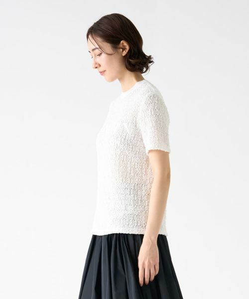 LANVIN COLLECTION / ランバン コレクション カットソー | ラッセルレースロゴカットソー | 詳細9