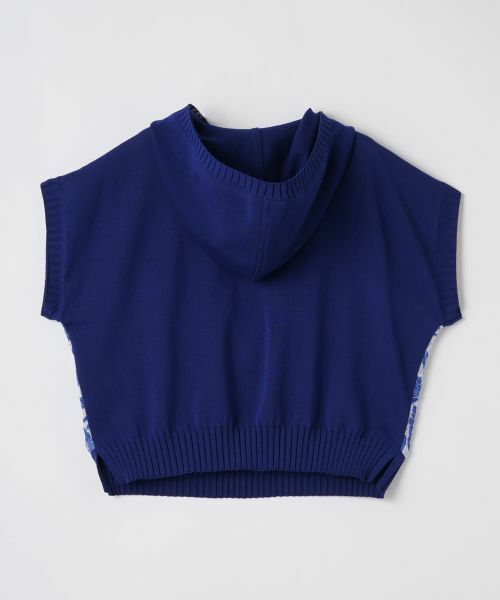 LANVIN COLLECTION / ランバン コレクション カットソー | フクレジャカードパーカー | 詳細1