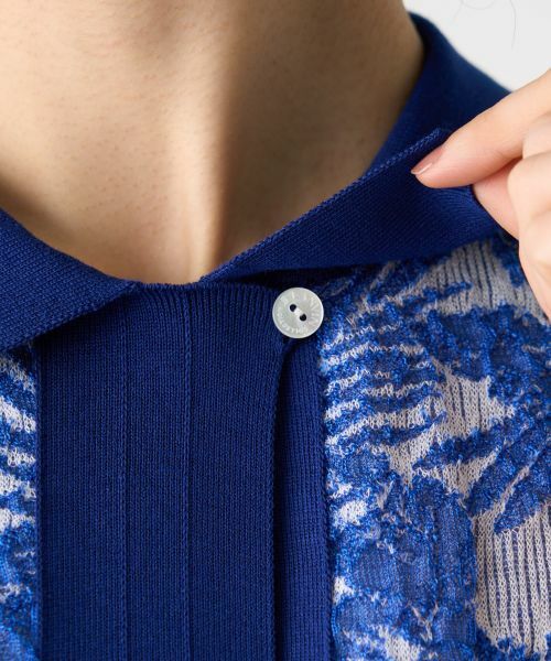 LANVIN COLLECTION / ランバン コレクション カットソー | フクレジャカードスキッパーシャツ | 詳細8