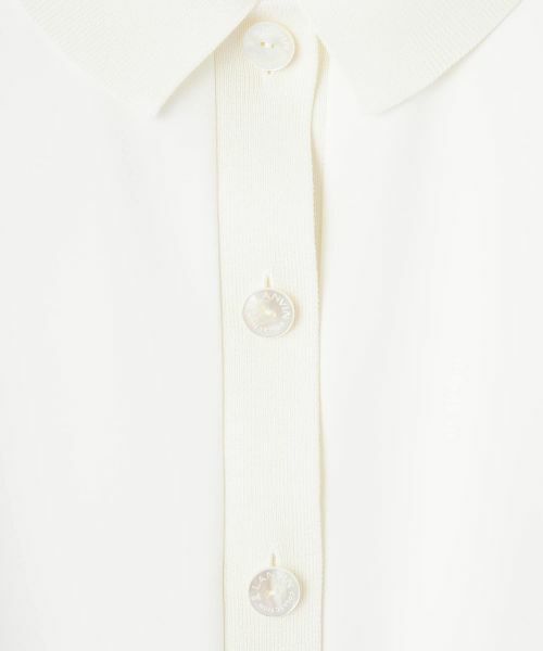 LANVIN COLLECTION / ランバン コレクション カットソー | ニットスリーブサテンシャツ | 詳細10