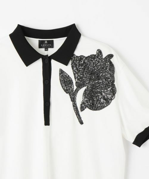 LANVIN COLLECTION / ランバン コレクション カットソー | フラワー刺繍トップス | 詳細16