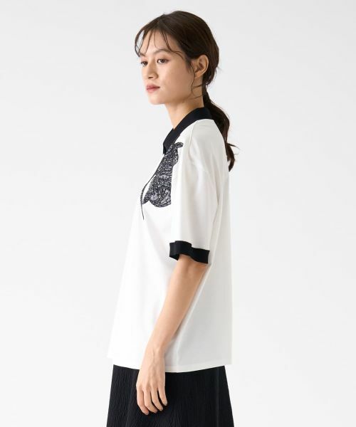 LANVIN COLLECTION / ランバン コレクション カットソー | フラワー刺繍トップス | 詳細2