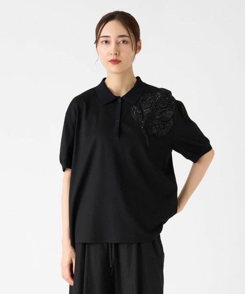 LANVIN COLLECTION / ランバン コレクション カットソー | フラワー刺繍トップス | 詳細8