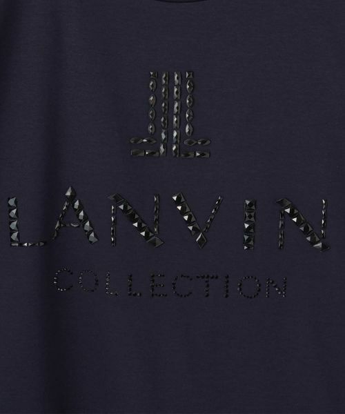 LANVIN COLLECTION / ランバン コレクション カットソー | ロゴビジューカットソー | 詳細11
