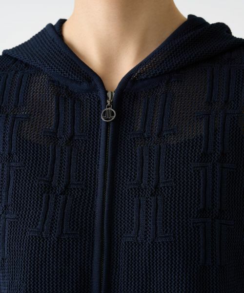 LANVIN COLLECTION / ランバン コレクション ニット・セーター | メッシュロゴパーカー | 詳細14