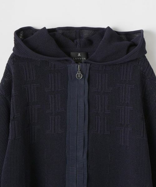 LANVIN COLLECTION / ランバン コレクション ニット・セーター | メッシュロゴパーカー | 詳細17