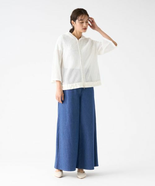 LANVIN COLLECTION / ランバン コレクション ニット・セーター | メッシュロゴパーカー | 詳細6