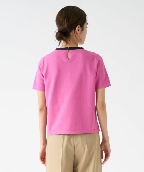 LANVIN COLLECTION / ランバン コレクション ニット・セーター | リボンモチーフパイピングニット | 詳細16