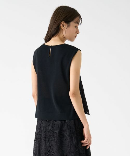 LANVIN COLLECTION / ランバン コレクション ニット・セーター | エンブロイダリードッキングニット | 詳細3