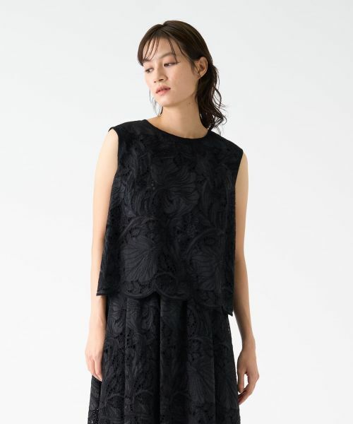 LANVIN COLLECTION / ランバン コレクション ニット・セーター | エンブロイダリードッキングニット | 詳細5