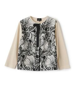 LANVIN COLLECTION / ランバン コレクション ニット・セーター | エンブロイダリードッキングカーディガン