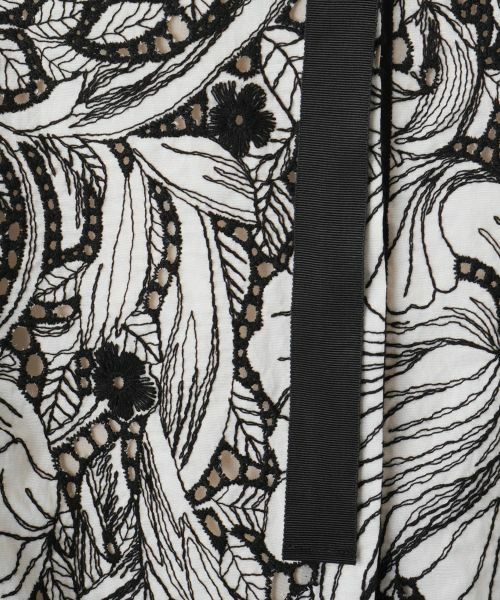 LANVIN COLLECTION / ランバン コレクション ニット・セーター | エンブロイダリードッキングカーディガン | 詳細13