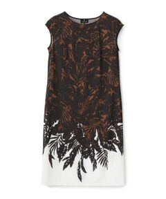 LANVIN COLLECTION / ランバン コレクション ドレス | リーフプリントワンピース