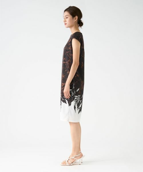 LANVIN COLLECTION / ランバン コレクション ドレス | リーフプリントワンピース | 詳細2