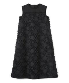 LANVIN COLLECTION / ランバン コレクション ドレス | リボンレリーフジャガードワンピース