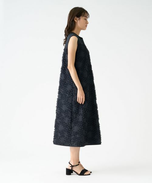 LANVIN COLLECTION / ランバン コレクション ドレス | リボンレリーフジャガードワンピース | 詳細4
