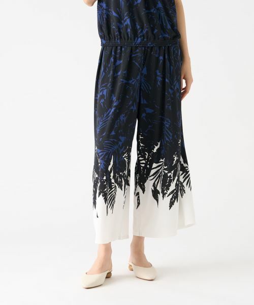 LANVIN COLLECTION / ランバン コレクション その他パンツ | リーフプリントパンツ | 詳細11