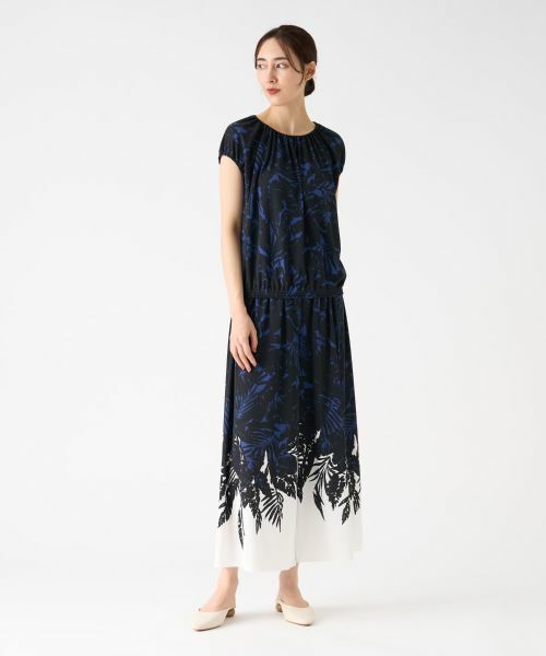 LANVIN COLLECTION / ランバン コレクション その他パンツ | リーフプリントパンツ | 詳細12