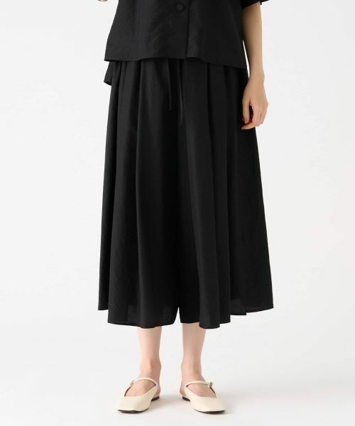 LANVIN COLLECTION / ランバン コレクション その他パンツ | キュプラシルクワイドパンツ | 詳細11