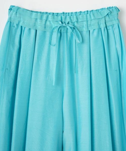 LANVIN COLLECTION / ランバン コレクション その他パンツ | キュプラシルクワイドパンツ | 詳細13