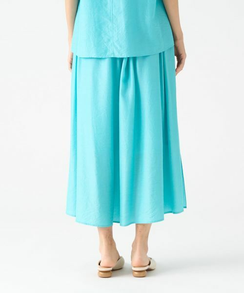 LANVIN COLLECTION / ランバン コレクション その他パンツ | キュプラシルクワイドパンツ | 詳細3
