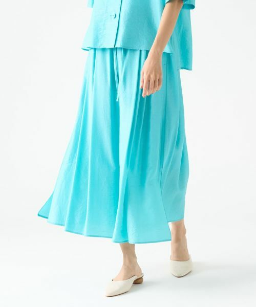LANVIN COLLECTION / ランバン コレクション その他パンツ | キュプラシルクワイドパンツ | 詳細5