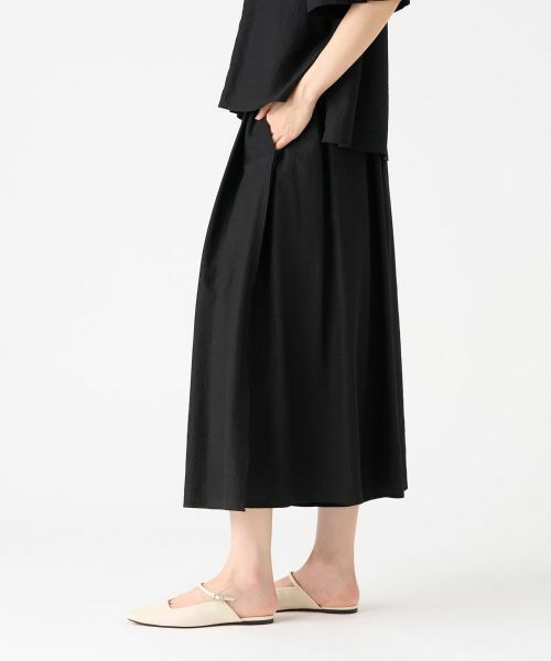 LANVIN COLLECTION / ランバン コレクション その他パンツ | キュプラシルクワイドパンツ | 詳細9