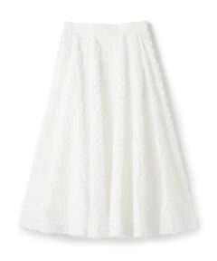 LANVIN COLLECTION / ランバン コレクション ロング・マキシ丈スカート | リボンレリーフジャガードスカート