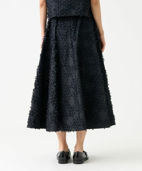 LANVIN COLLECTION / ランバン コレクション ロング・マキシ丈スカート | リボンレリーフジャガードスカート | 詳細3