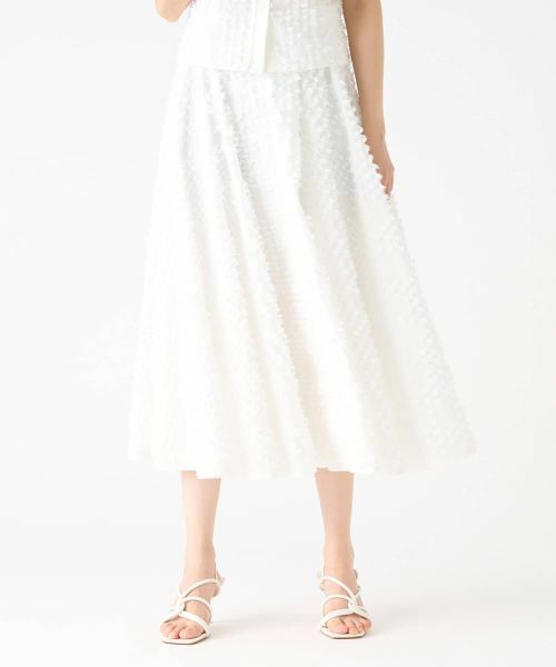 LANVIN COLLECTION / ランバン コレクション ロング・マキシ丈スカート | リボンレリーフジャガードスカート | 詳細8